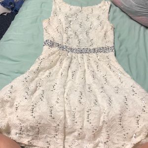 White short dress size 11/12 b.darlin brand